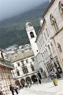 Dubrovnik, Clock Tower on Pred Dvorum, Dalmatian Coast