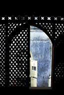 Enclosed balcony at Emerson & Green Hotel, Stone Town